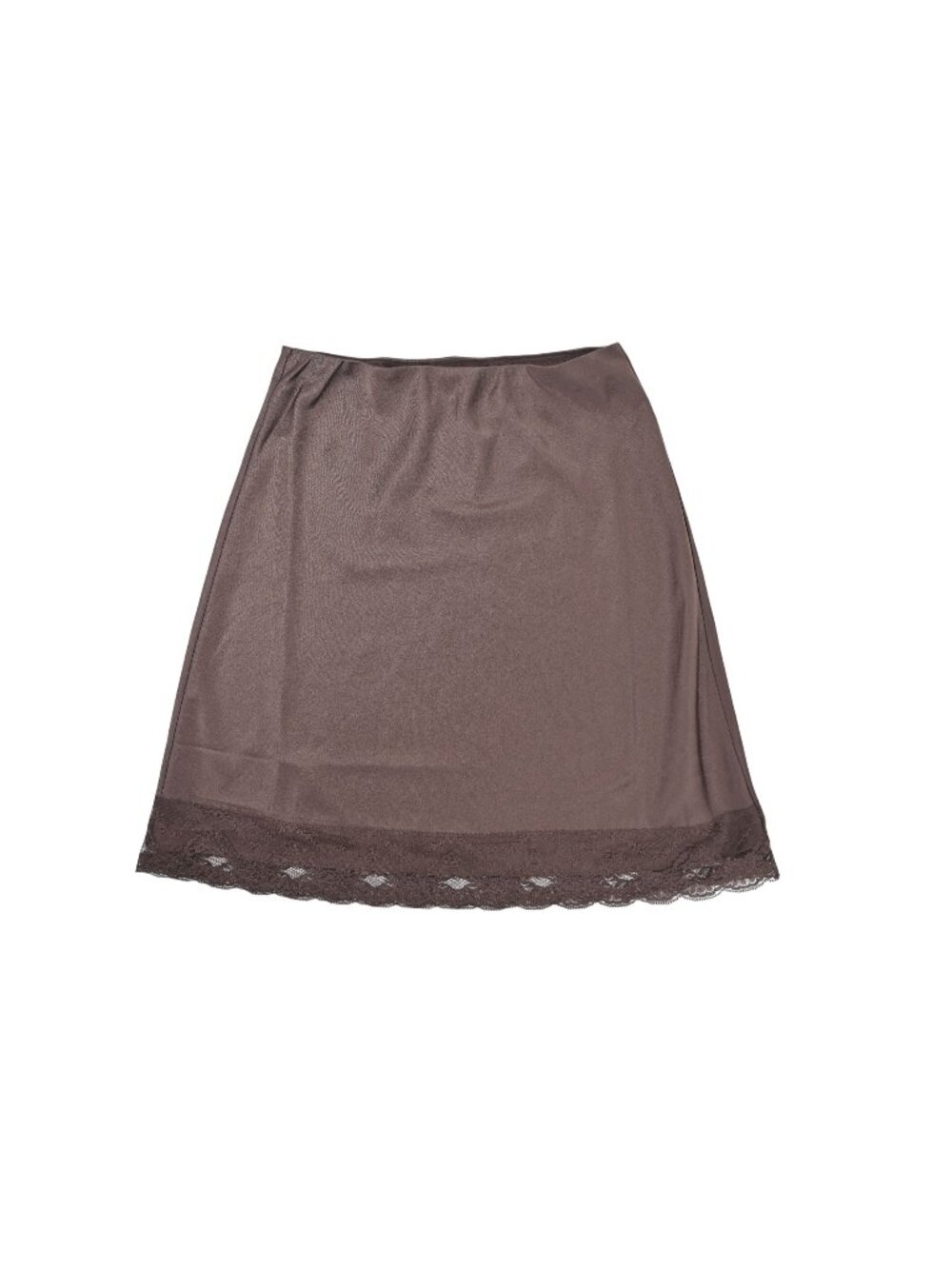 Kookai Palermo Lace Midi Skirt in Dark Chocolate